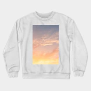 Golden Pink Sunset Sky Photography Crewneck Sweatshirt